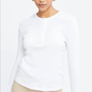 RE/DONE NWT WOMEN'S 60S SLIM LONG-SLEEVE HENLEY SMALL - Just reduced price!
